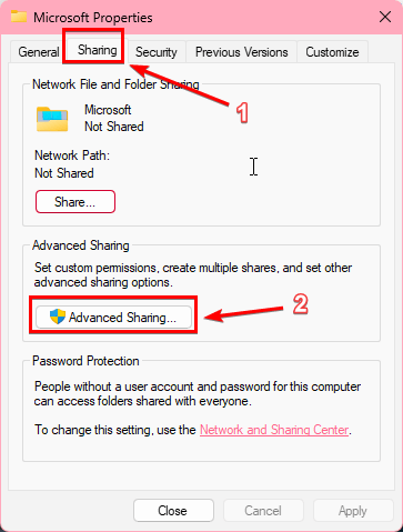 Advanced Sharing 2