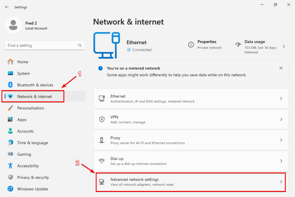 Enable Sharing Through Advanced Sharing Settings